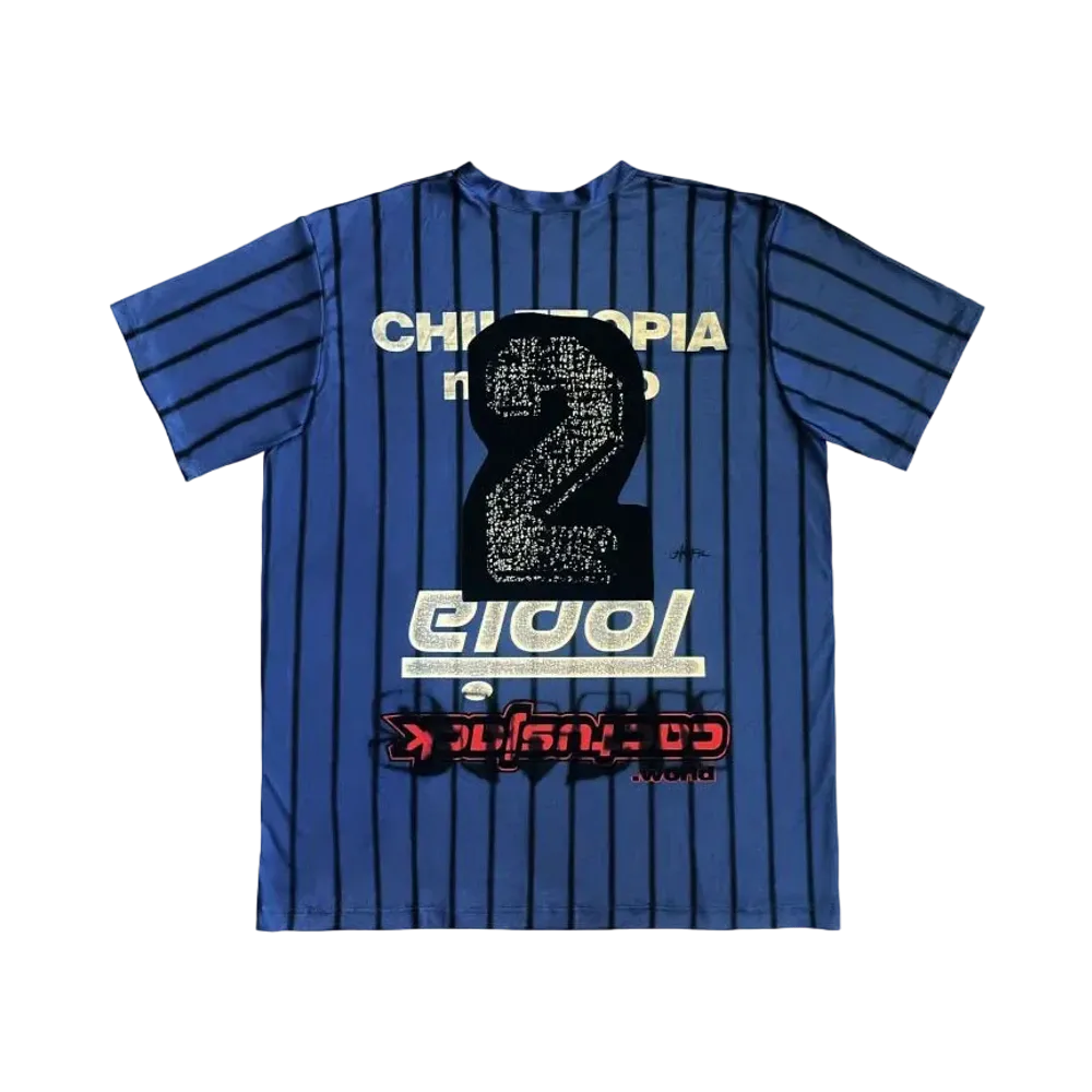Travis Scott Chile Soccer Jersey "Navy"
