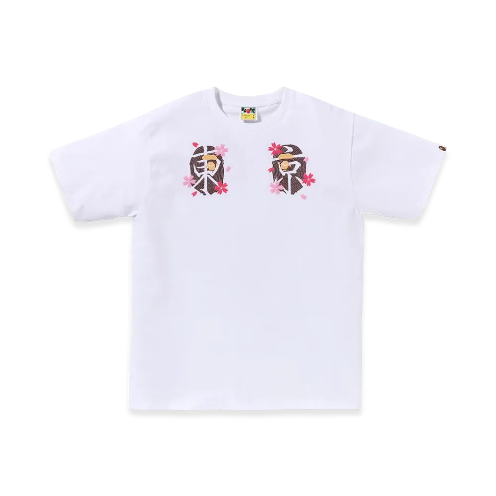 A BATHING APE Sakura Souvenir Tee "White"