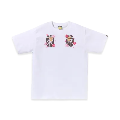 A BATHING APE Sakura Souvenir Tee "White"