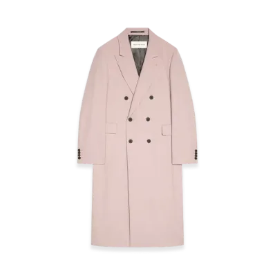 DRIES VAN NOTEN Tailored Wool Coat "Light lilac"