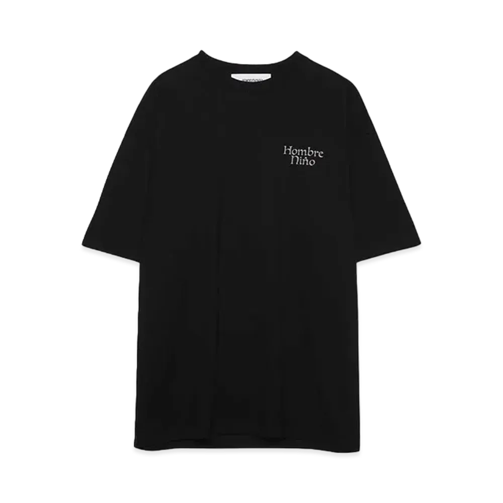 HOMBRE Nino S/S PRINT TEE (MASK) "BLACK"