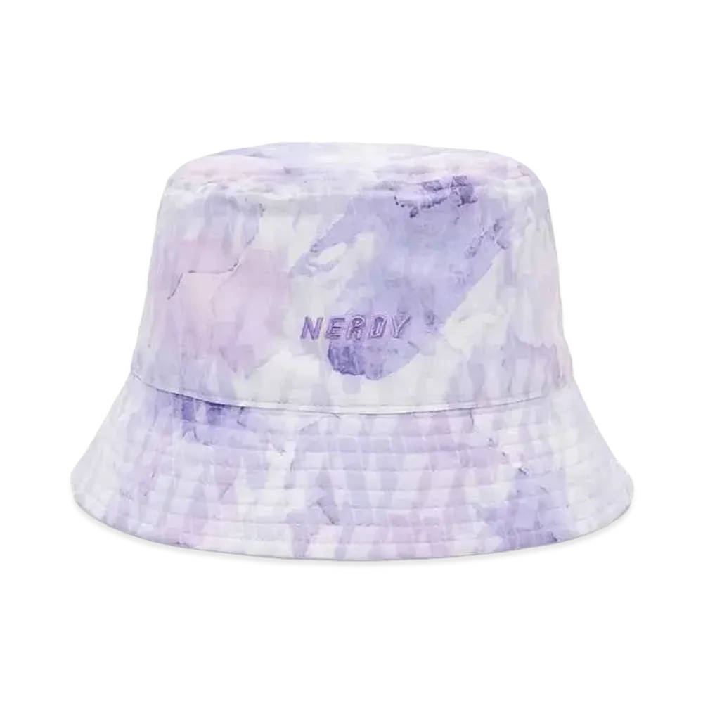 atmos x NERDY DNA Watercolor Brush Bucket Hat "Purple"