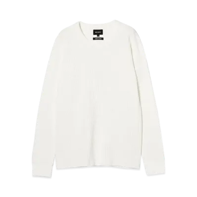 BEAMS Thermal Cut And Sew "White"
