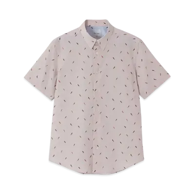 Paul Smith Drawing Birds Shirt "LightPink"