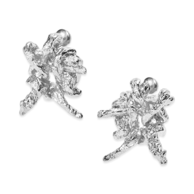 LOEWE Tarantella Earrings "Silver"
