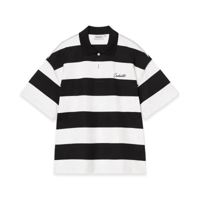 Carhartt WIP S/S Delray Polo "Delray Stripe/Black"