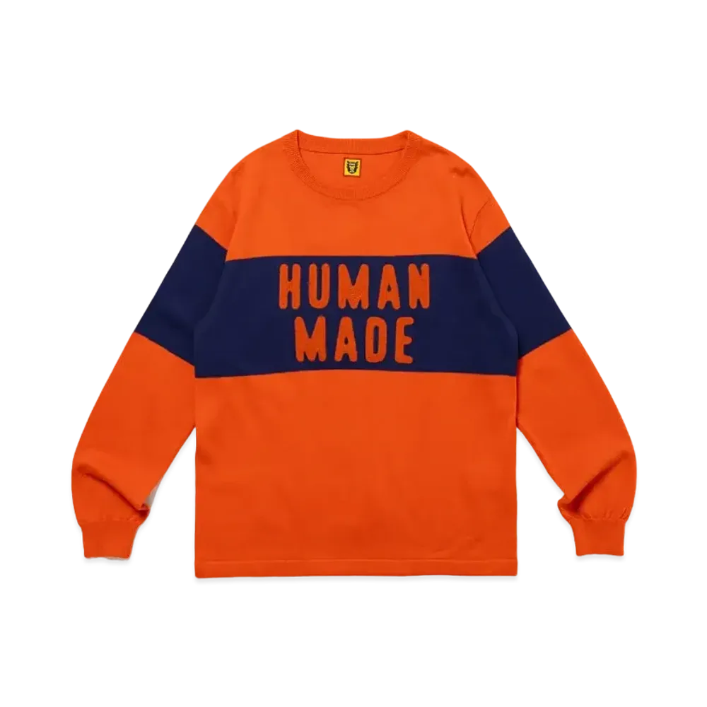 HUMAN MADE Knit Sweater #2 "Orange"