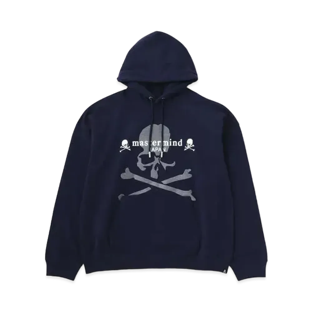 mastermind JAPAN Boxy Flash Logo Hoodie "Navy"