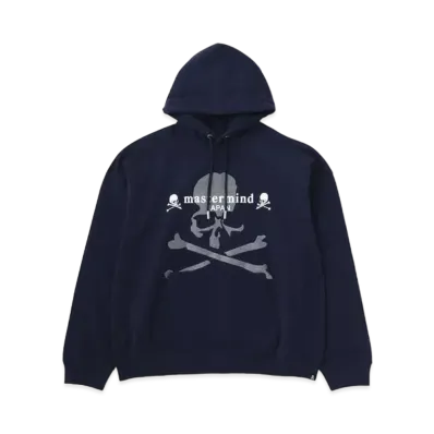 mastermind JAPAN Boxy Flash Logo Hoodie "Navy"