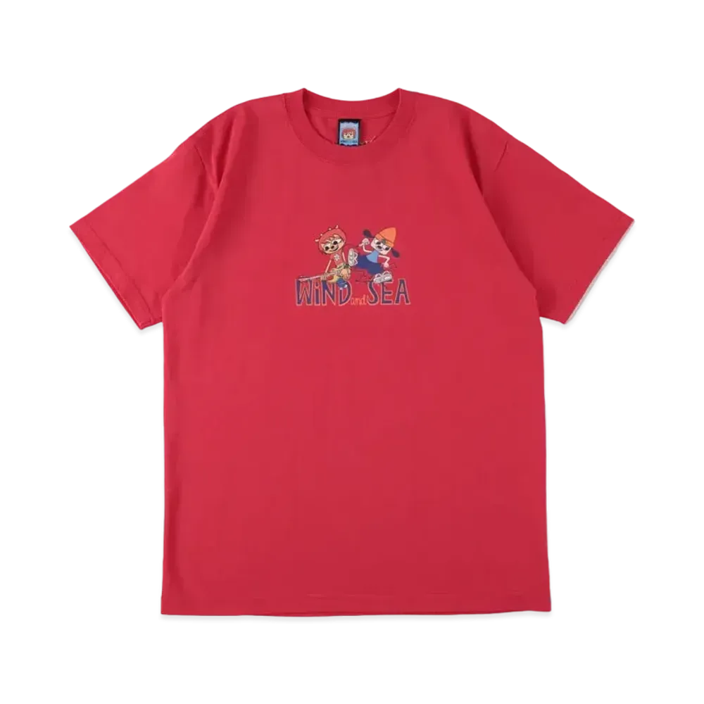 WIND AND SEA x UM JAMMER LAMMY (LAMMY × PARAPPA) S/S TEE "Red"