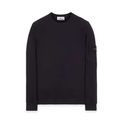 Stone Island 60653 Nylon Technical Fleece Crewneck Sweatshirt - 23SS "Navy Blue"