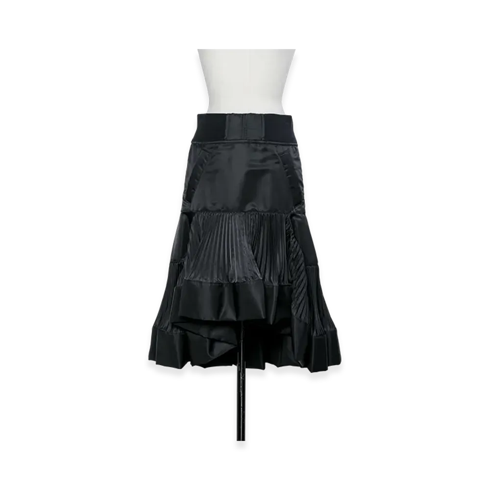 sacai Nylon Twill Skirt "Black"