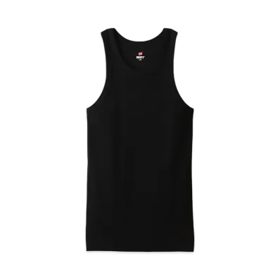 Hanes BEEFY Rib Tank Top "Black"