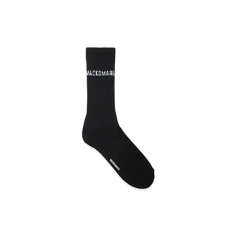 WACKO MARIA Sports Socks "Black/White"