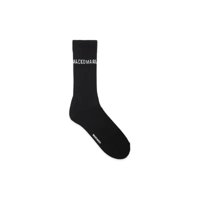 WACKO MARIA Sports Socks "Black/White"