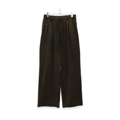 ANCELLM Drape Wide Easy Cut Slacks "Black"