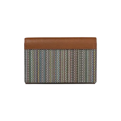 Paul Smith Coated Canvas Business Card Holder "Multi"