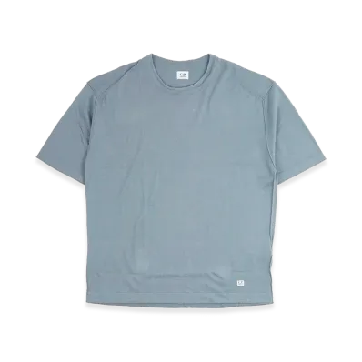 C.P. Company Short-Sleeved Knitted T-Shirt "Gray"