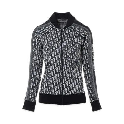 Dior Oblique Zip Up Blouson "Navy"