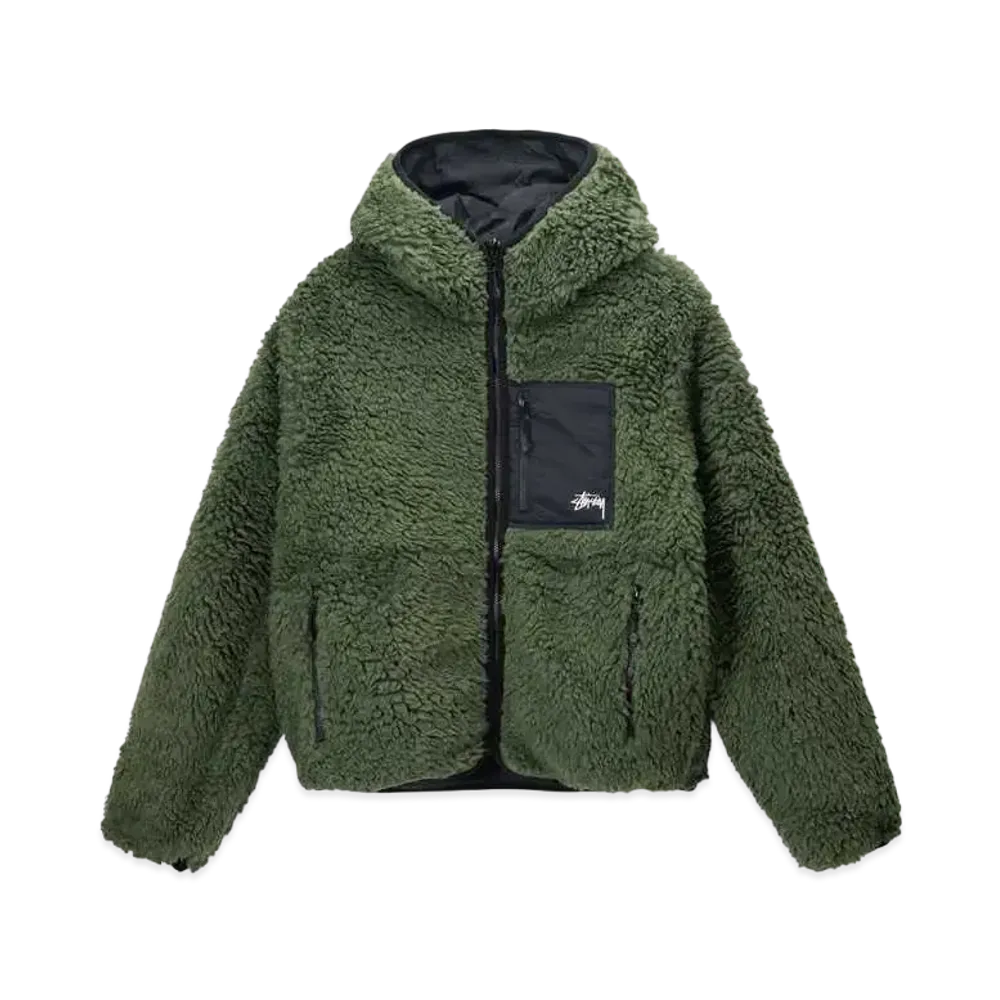 Stussy Sherpa Jacket "Olive"