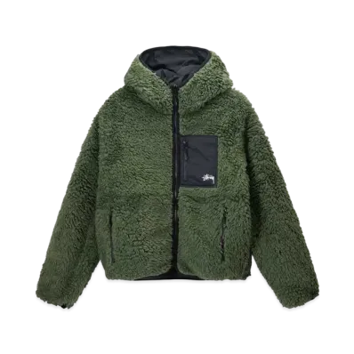 Stussy Sherpa Jacket "Olive"