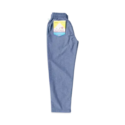 COOKMAN Chef Pants Chambray "Light/Blue"