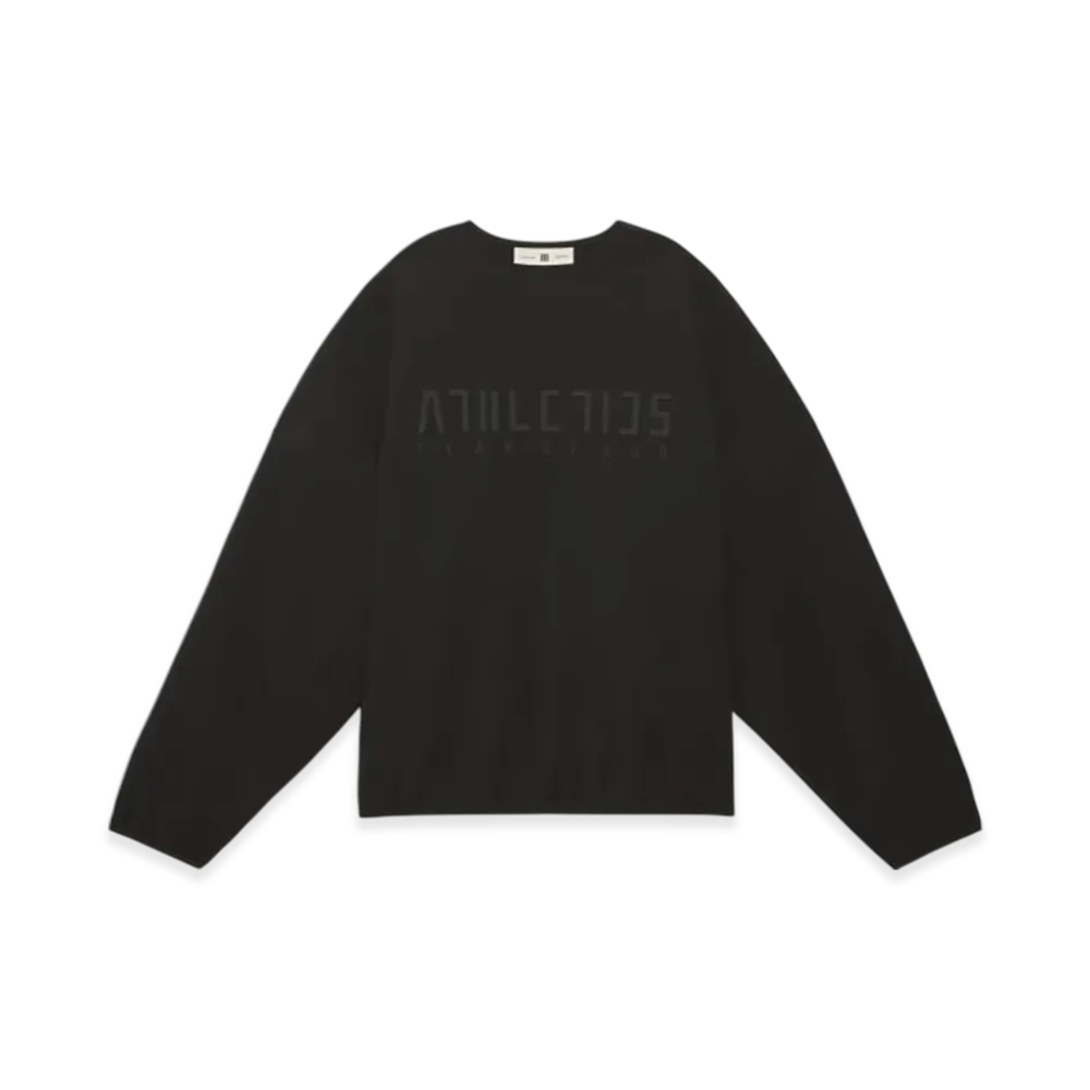adidas x FEAR OF GOD ATHLETICS Suede Fleece Crew Neck "Black"