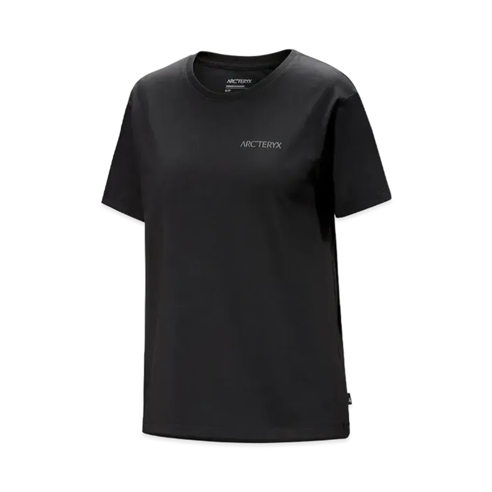 ARC'TERYX Women's Ark Multibird Logo Short Sleeve X000007723 "Black"