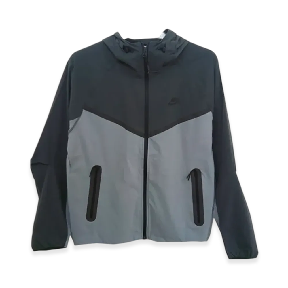 Nike Tech Windrunner Men's Woven Full Zip Jacket "Cool Grey/Anthracite/Black"
