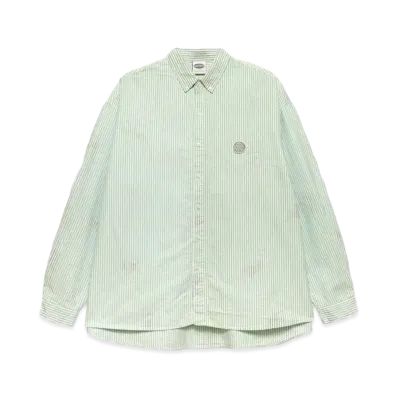 Paragraph Metal Logo Oxford Shirt "Green"