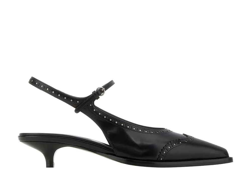 MIU MIU Women's Slingback Pumps "Black"