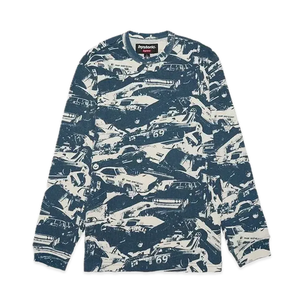 Supreme x HYSTERIC GLAMOUR Cars Thermal "Navy"