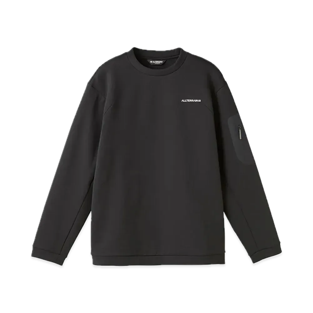 DESCENTE ALLTERRAIN Air Sweat Pullover "Black"