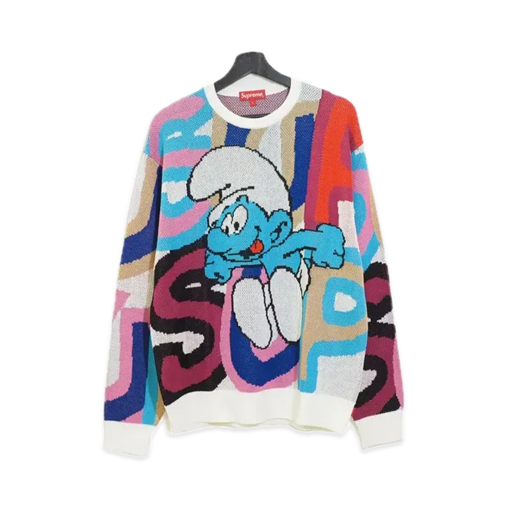Supreme x Smurfs Sweater "White"