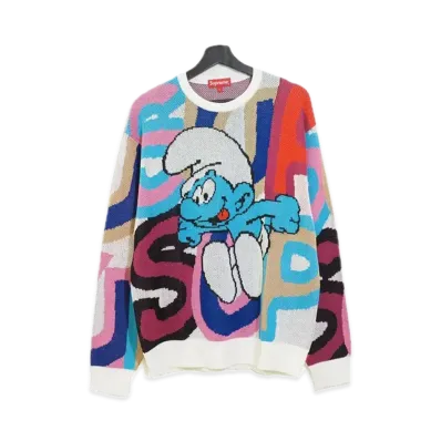 Supreme x Smurfs Sweater "White"