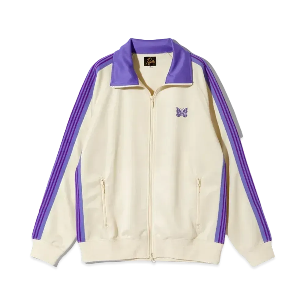 Needles for NEPENTHES Track Jacket - Poly Smooth "Ivory"