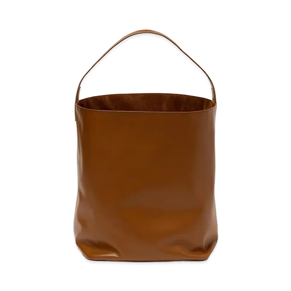 AURALEE Leather Tote Bag Made by Aeta "Brown"