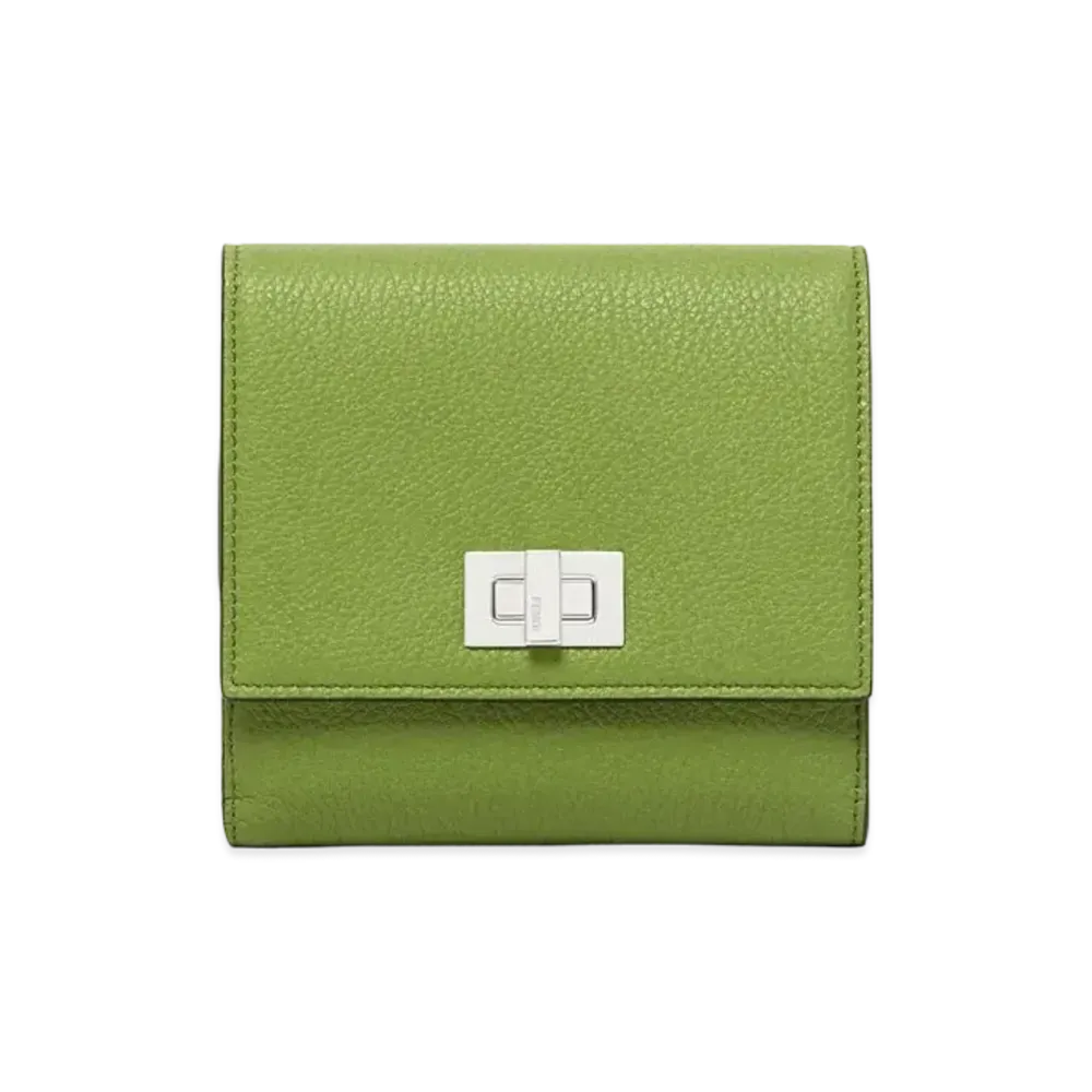 FENDI Wallet Leather "Green"