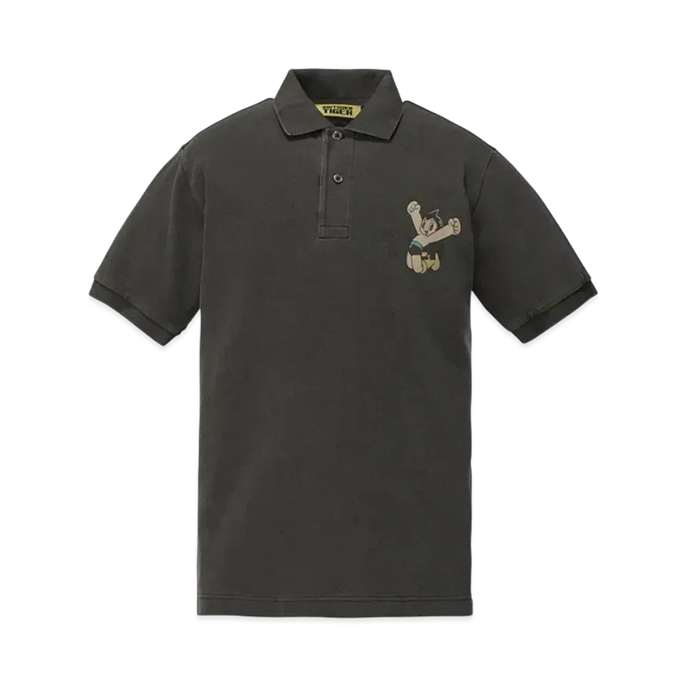 Onitsuka Tiger x Astroboy Washed Polo Shirt "Black"