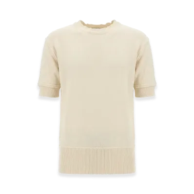 Maison Margiela Wool Blend Sweater "White"