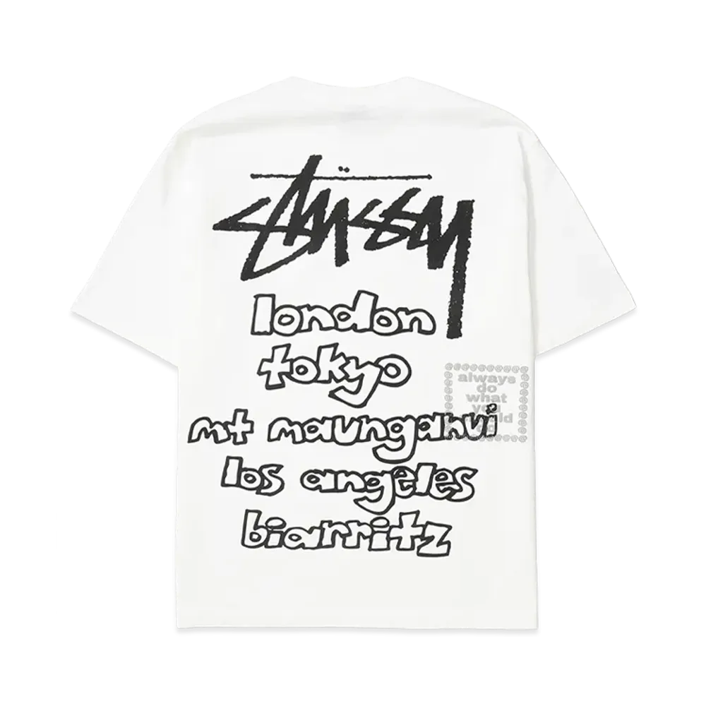 Stussy x Always Do What You Should Do World Tour Tee 