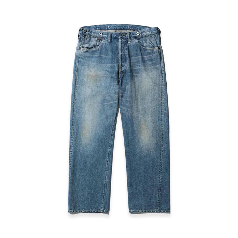 A.PRESSE No.2 Washed Denim Pants "Indigo"