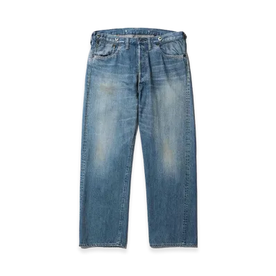 A.PRESSE No.2 Washed Denim Pants "Indigo"