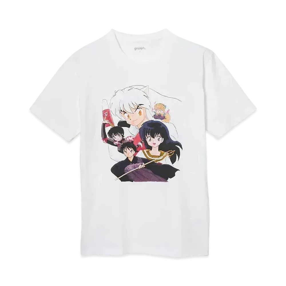 graniph x Inuyasha And His Gang T-Shirt "White"