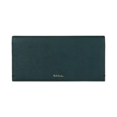 Paul Smith Colored Edge AW24 Long Wallet "Green"