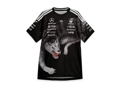 Y-3 x Mercedes AMG Petronas Formula 1 Team Driver Short Sleeve Jersey "Black"