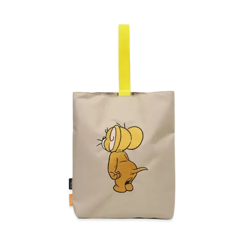 graniph x Tom and Jerry Bag Of Jerry Kids Shoe Bag "Beige"