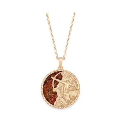 Van Cleef & Arpels Zodiaque long necklace Sagittarii Sagittarius "18K Rose gold/Pietersite"