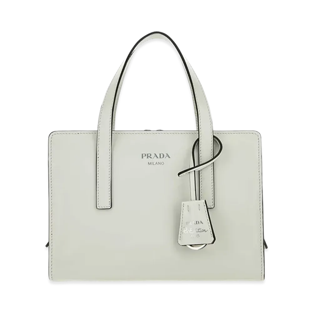 PRADA Women's Leather Re-Edition 1995 Handbag "White"