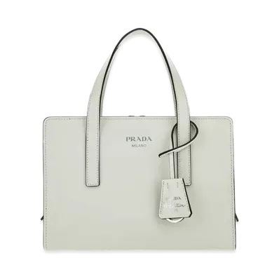 PRADA Women's Leather Re-Edition 1995 Handbag "White"